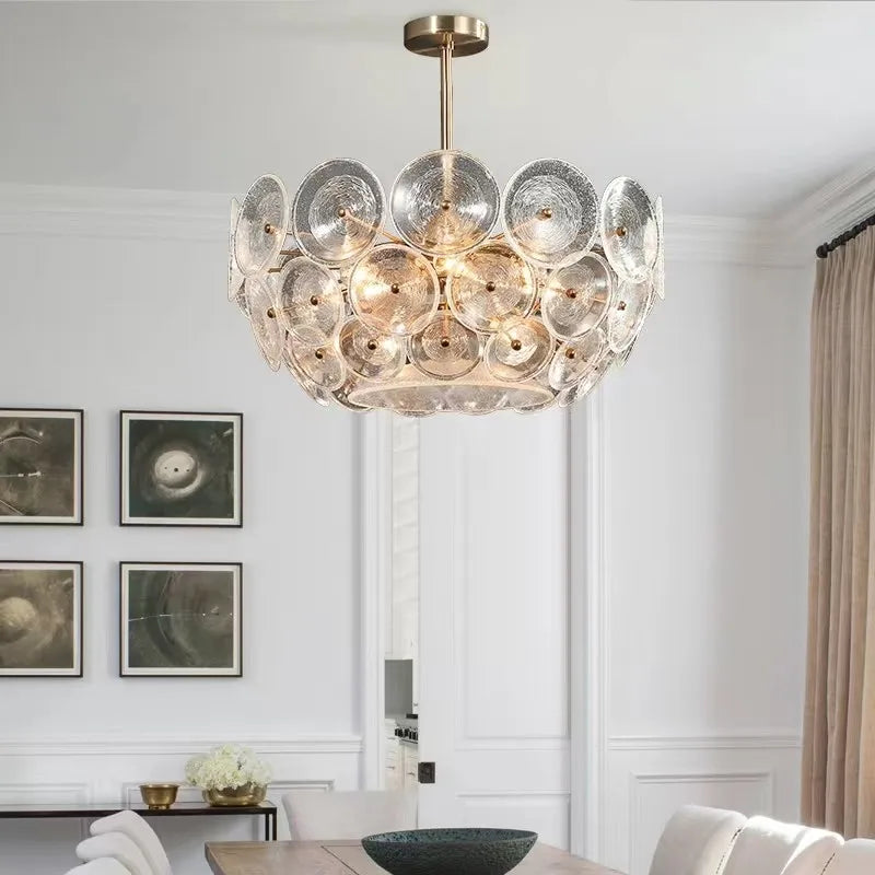 Modern nordic luxury LED chandelier for indoor use - vue 3 sur 9