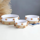 cotton rope storage baskets for home organization
