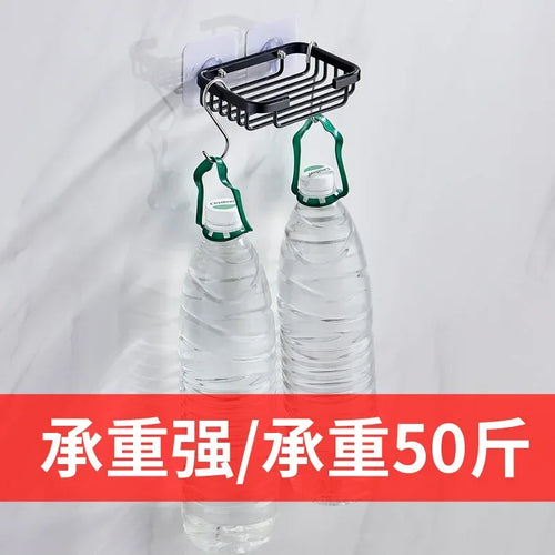 wall-mounted soap and sponge storage holder - vue 4 sur 9