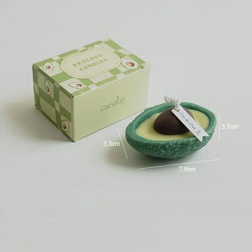aromatherapy scented candle imitation avocado in soy wax