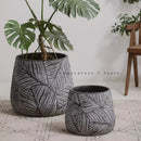 Decorative nordic concrete planter silicone mould