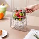 Stainless steel fruit and vegetable storage basket