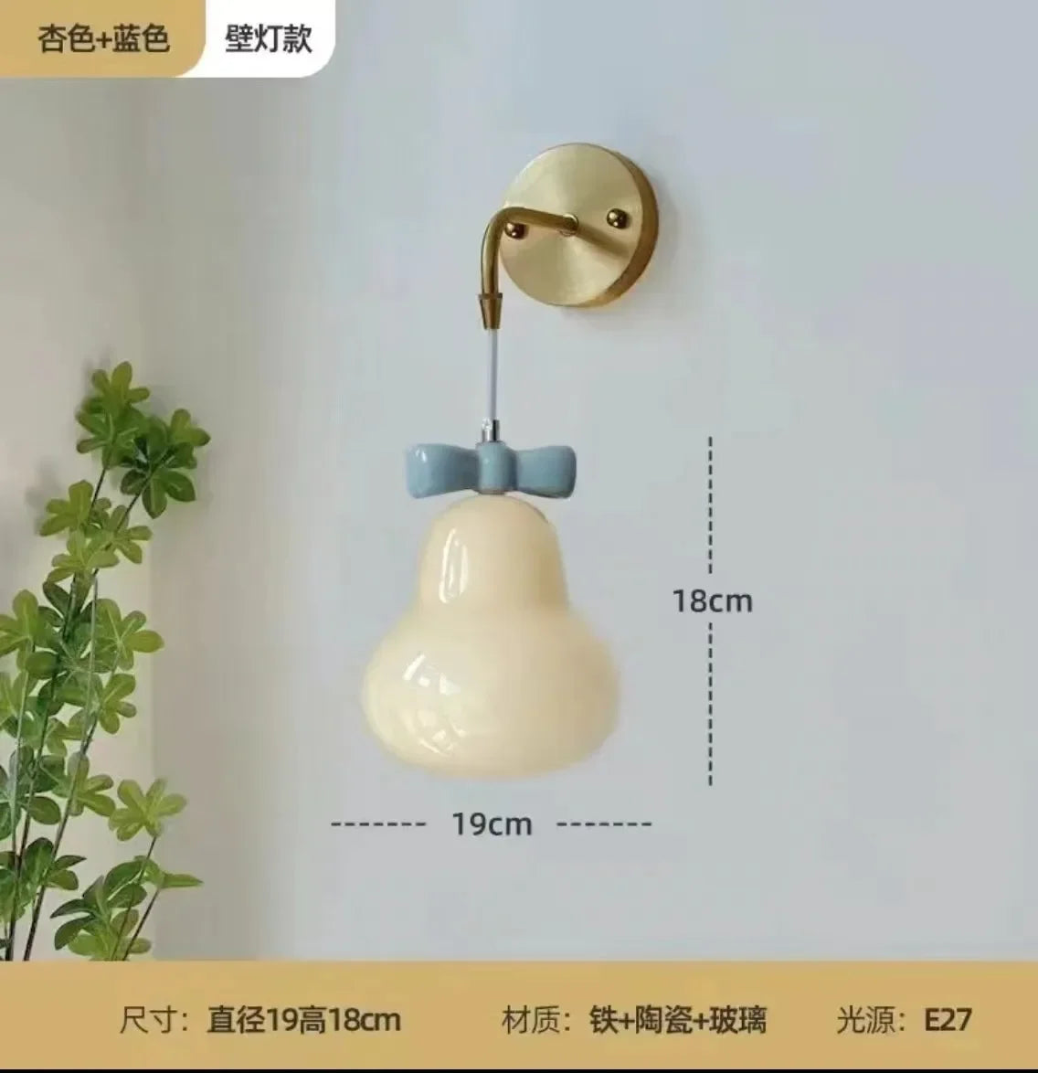 Bow tie wall light for children's decor - vue 13 sur 14