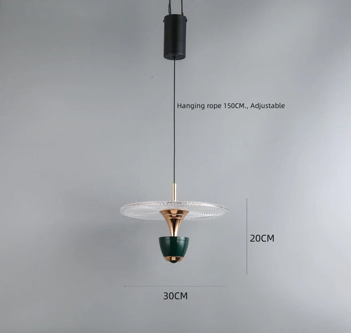 Modern minimalist pendant light for stylish interior decoration - vue 9 sur 10