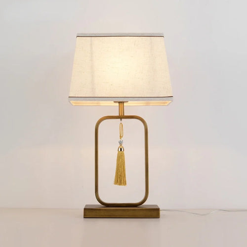 Creative chinoiserie style table lamp for living room - vue 3 sur 6