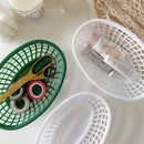 Oval food basket kitchen accessory and organiser