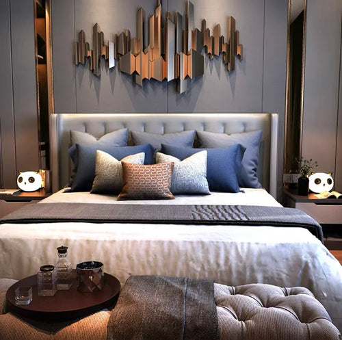 Creative modern nordic glass bedside lamp - vue 5 sur 9