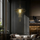 Modern minimalist LED designer chandelier for food bars