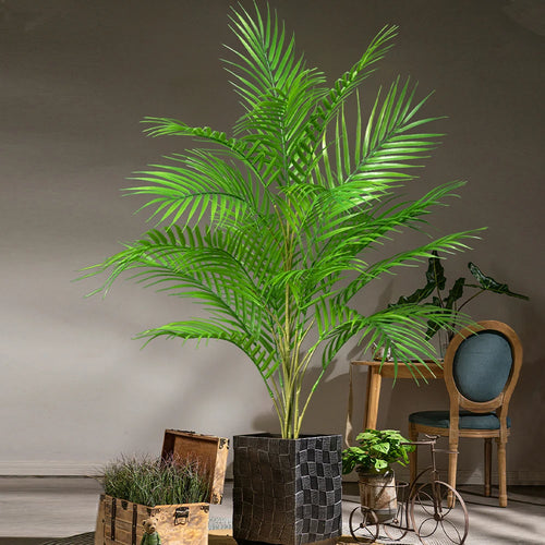 Large artificial tropical palm tree for indoor and outdoor decoration - vue 4 sur 9