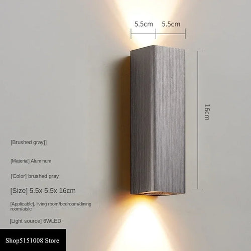 Modern indoor LED wall light - vue 10 sur 15