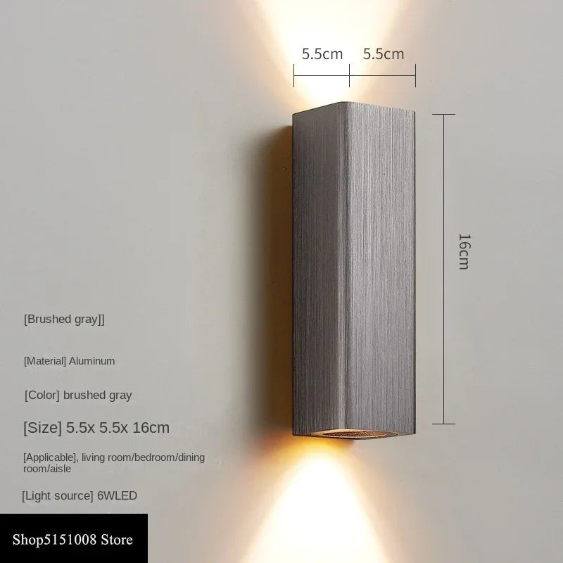 Modern indoor LED wall light - vue 9 sur 15