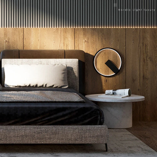 Modern decorative indoor aluminium wall light - vue 4 sur 6