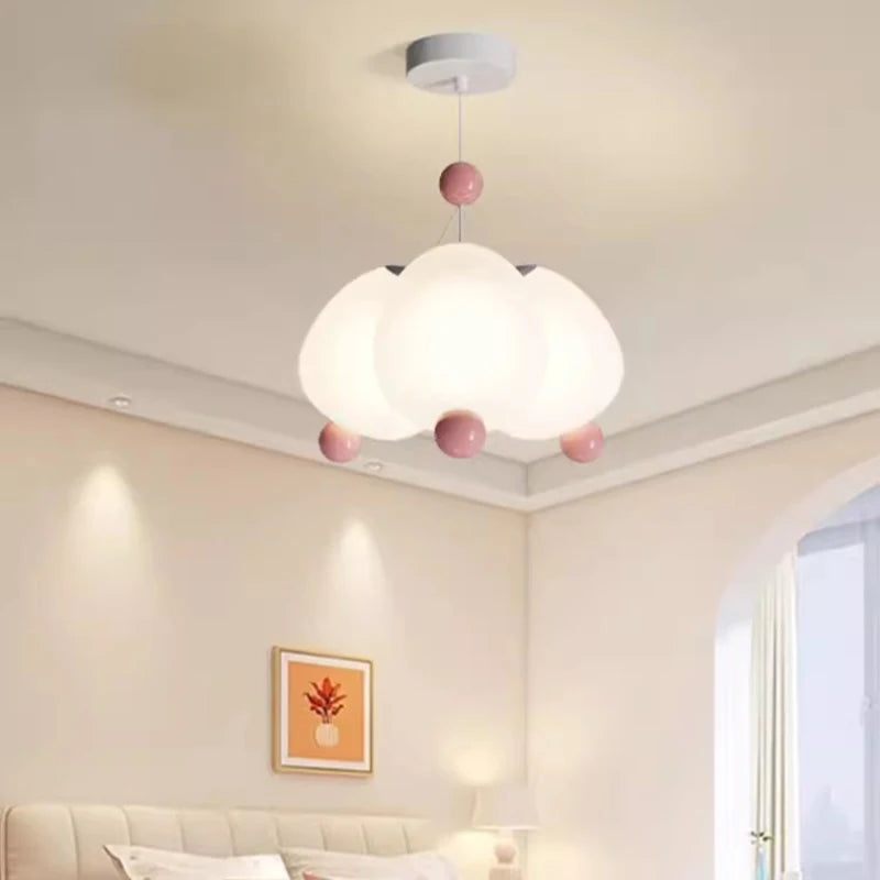 Modern cute chandelier for little girl's bedroom - children's decor