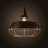 Industrial retro pendant light vintage with LED E27 bulb for bedroom dining kitchen bar