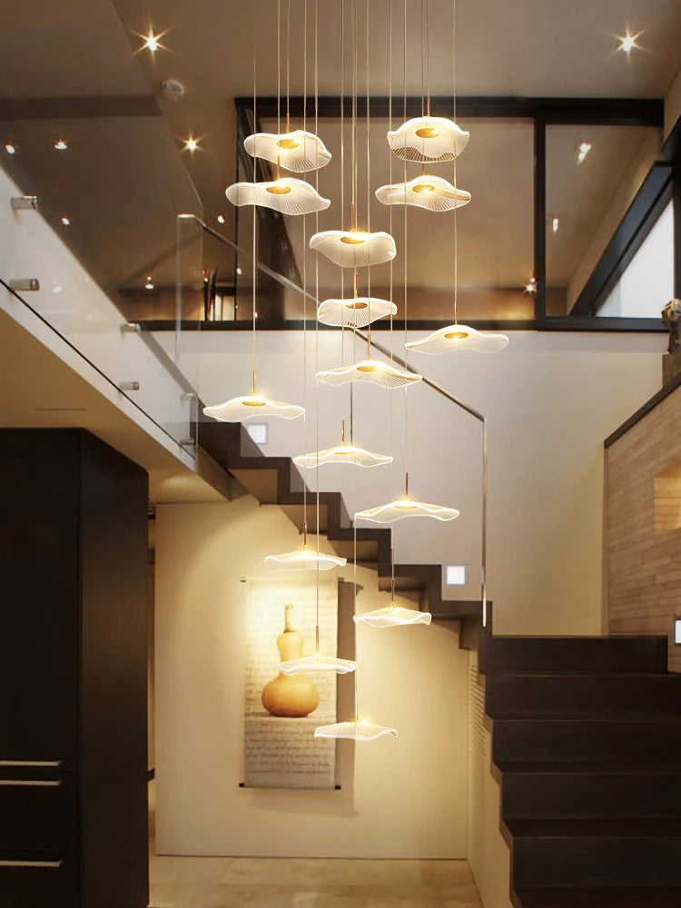Modern Nordic chandelier for interior and attic decoration - vue 6 sur 16
