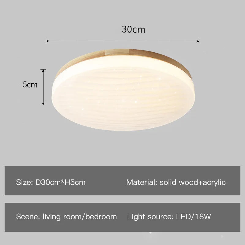 Modern wooden ceiling light for stylish and elegant interiors
