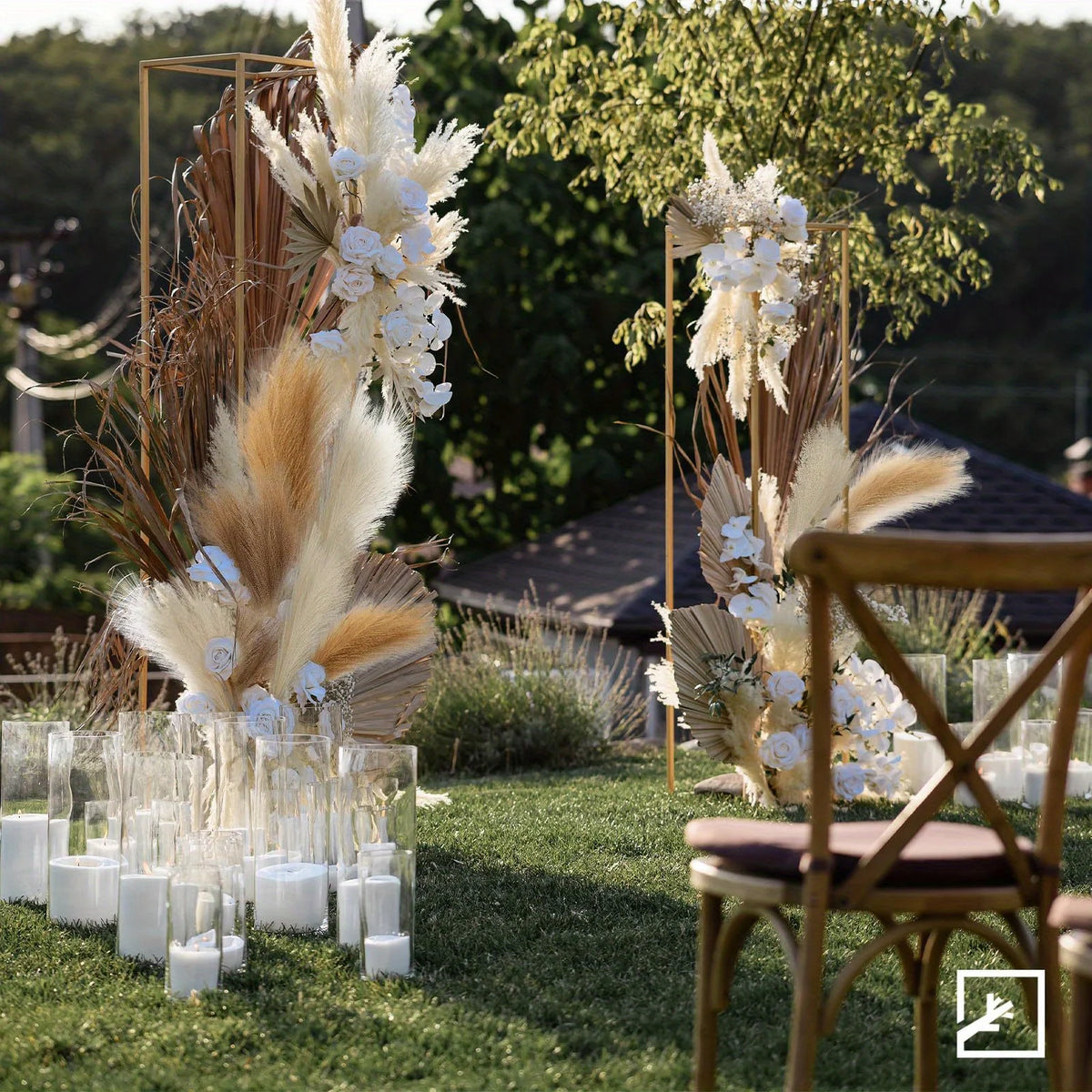 Set of 6 artificial flowers for table decoration and events - vue 9 sur 11