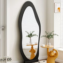 Minimalist wooden decorative mirror for stylish interiors