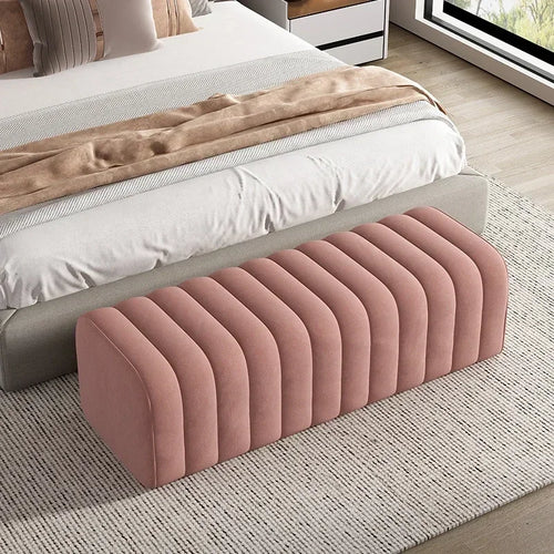 modern design shoe bench with soft and comfortable footrest - vue 7 sur 26