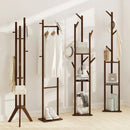 multifunctional bamboo coat rack for modern clothes
