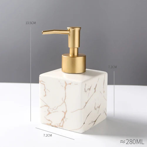 ceramic bottle for disinfectant and shower gel - vue 26 sur 26