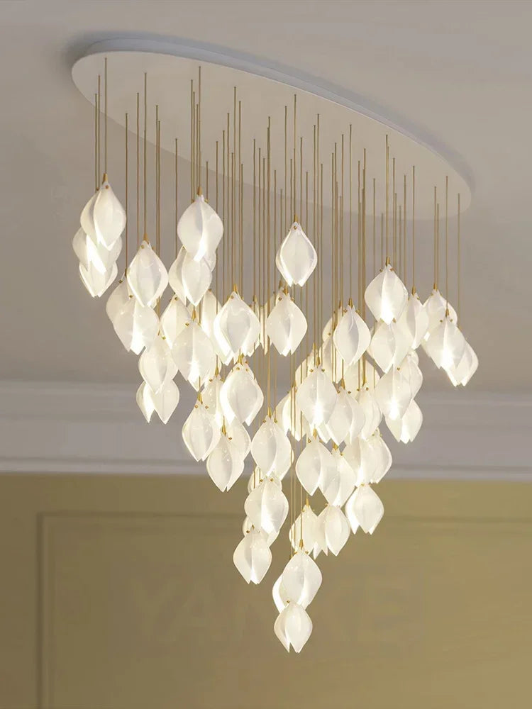 Magnolia pendant light for elegant interior decor and lighting