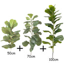 Artificial ficus lyrata plant for indoor and outdoor decoration