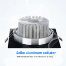 Dimmable square LED spotlight for interior decoration