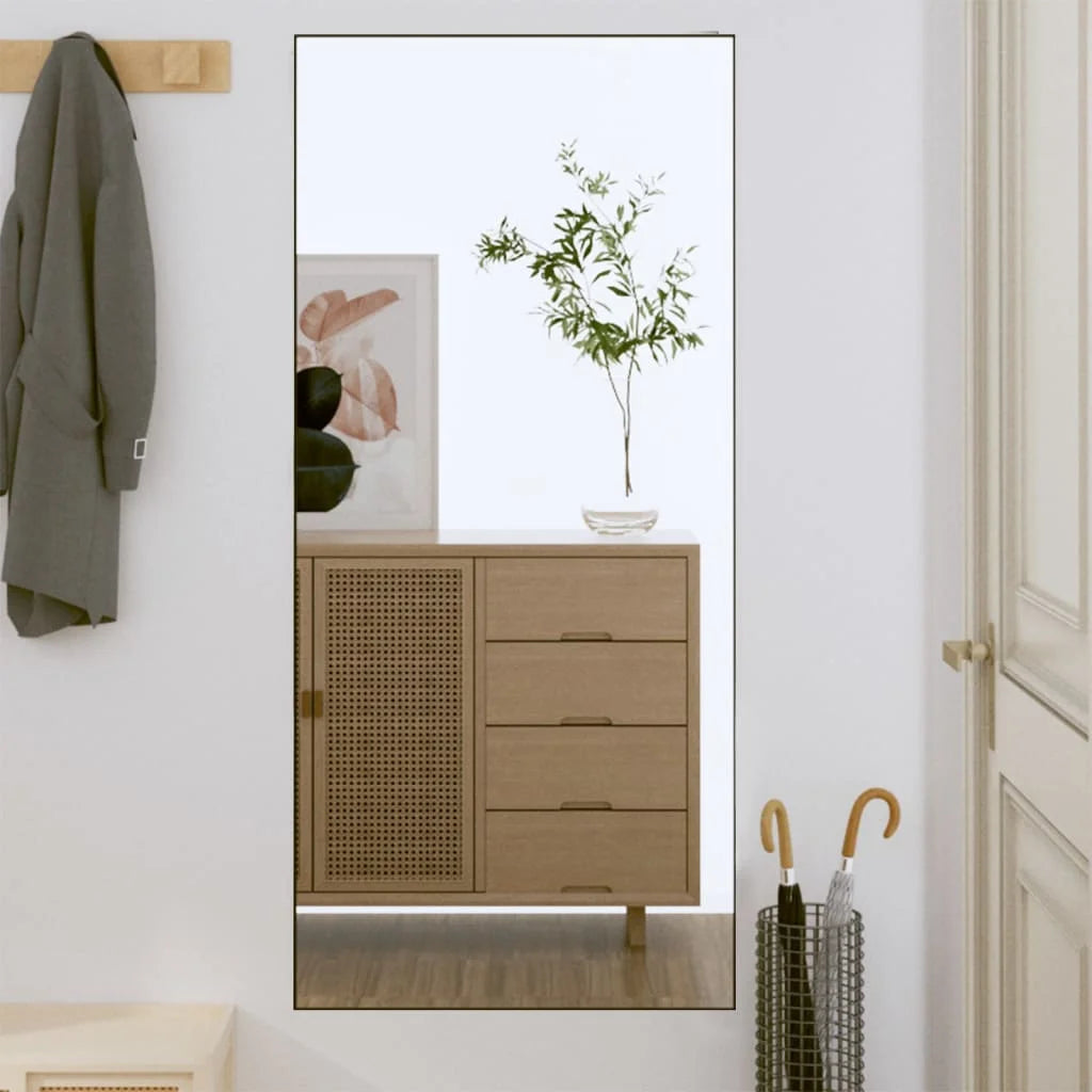 rectangular glass wall mirror for interior decoration