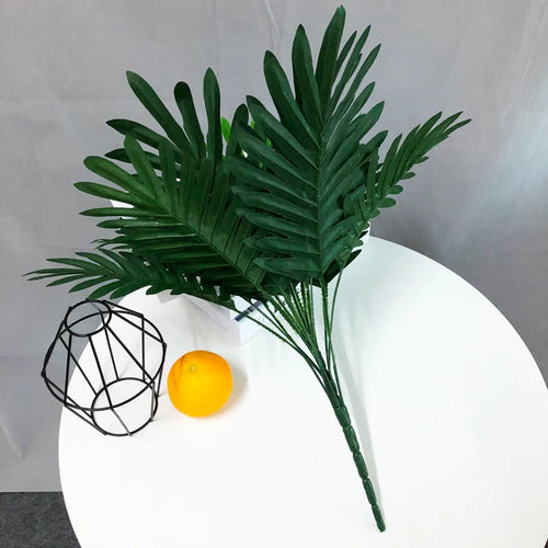 Decorative tropical artificial palm leaf bouquet for parties and events - vue 2 sur 13