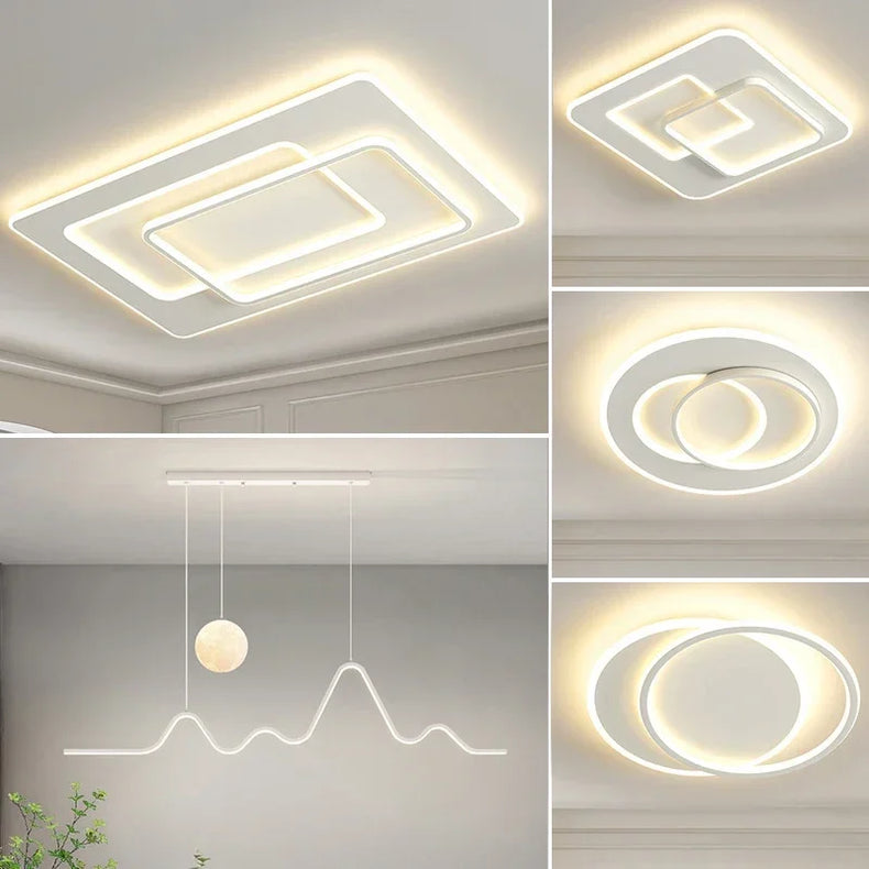 Modern LED ceiling light for stylish and bright interior décor