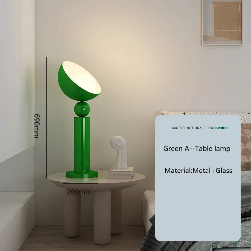 Minimalist designer floor lamp for an elegant and modern atmosphere