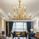 Classic American country style retro wrought iron chandelier