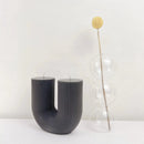 geometric u-shaped scented candles for home decor