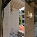 Vintage antique copper outdoor waterproof wall light