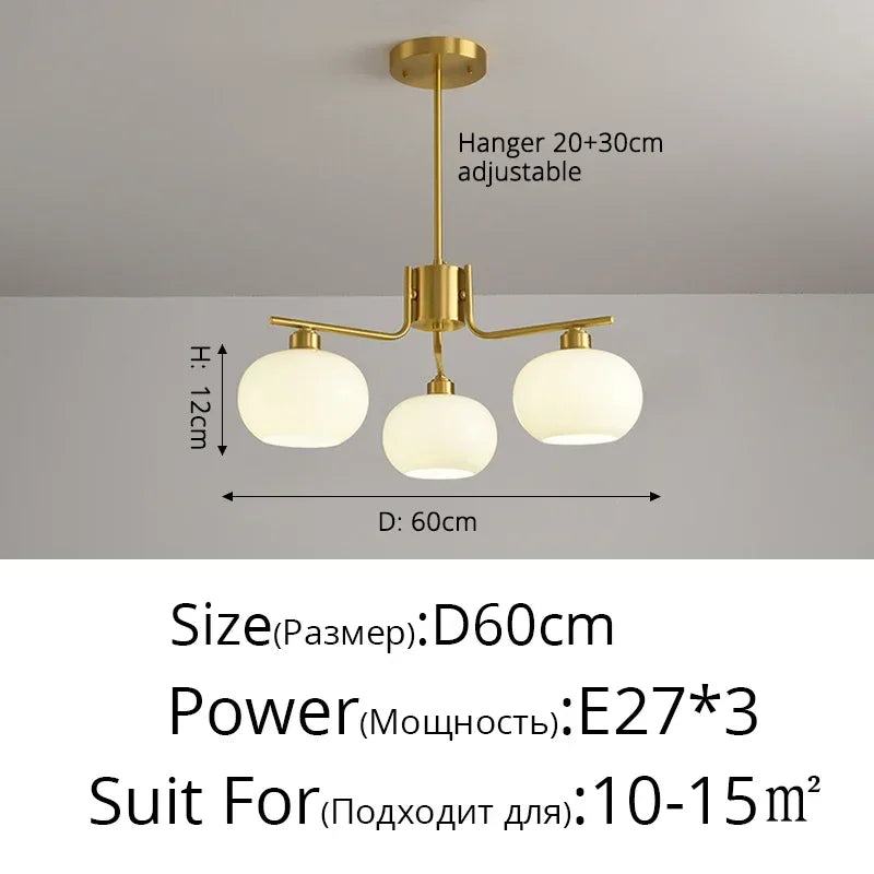 Simple nordic style modern pendant light indoor decoration - vue 17 sur 19