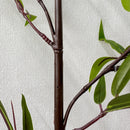 Set of 4 artificial bamboo branches for festive indoor decoration