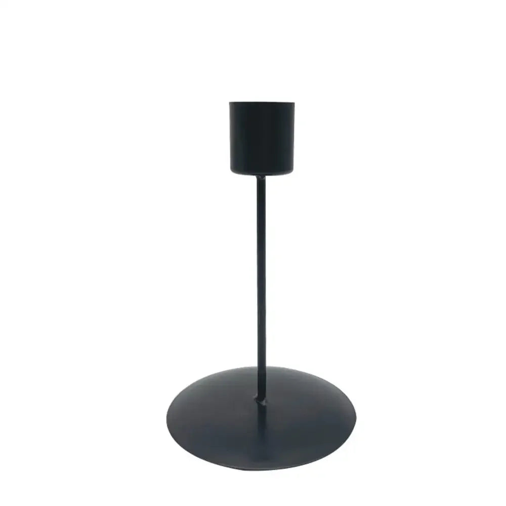 Gold metal candle holder for parties and weddings - vue 18 sur 24