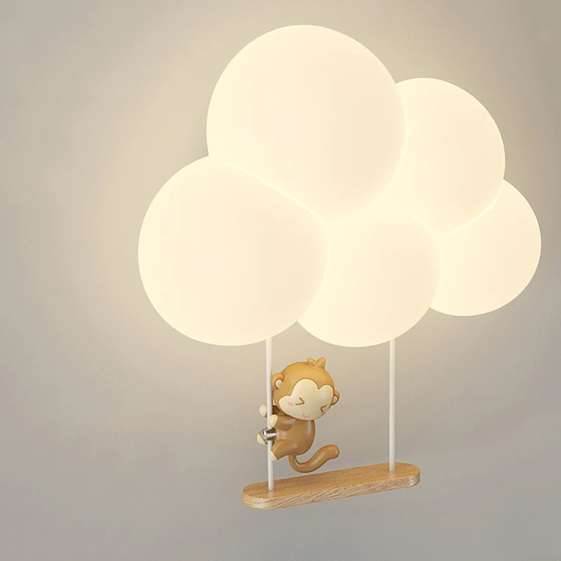 Children's monkey night light cartoon eye protection