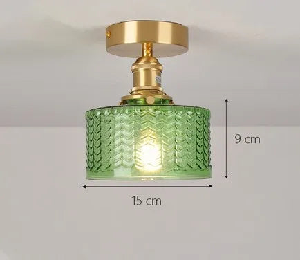 Modern glass ceiling light for bright indoor and outdoor spaces - vue 23 sur 30
