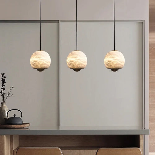 Modern marble chandelier for elegant interior decor