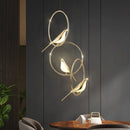 Led chandelier bird art loft original design decoration