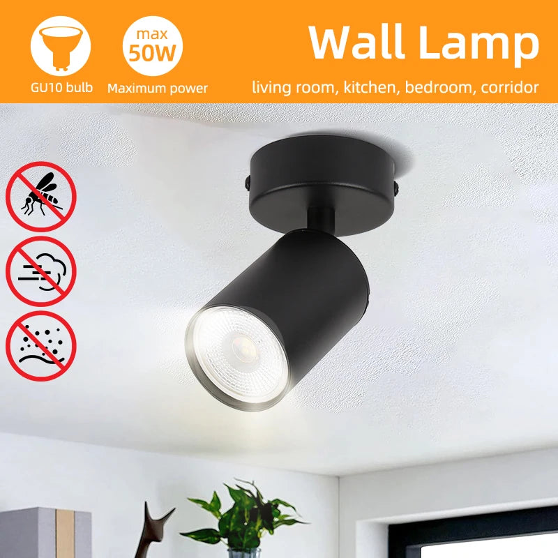 Replaceable LED spotlight for modern and elegant interior decoration