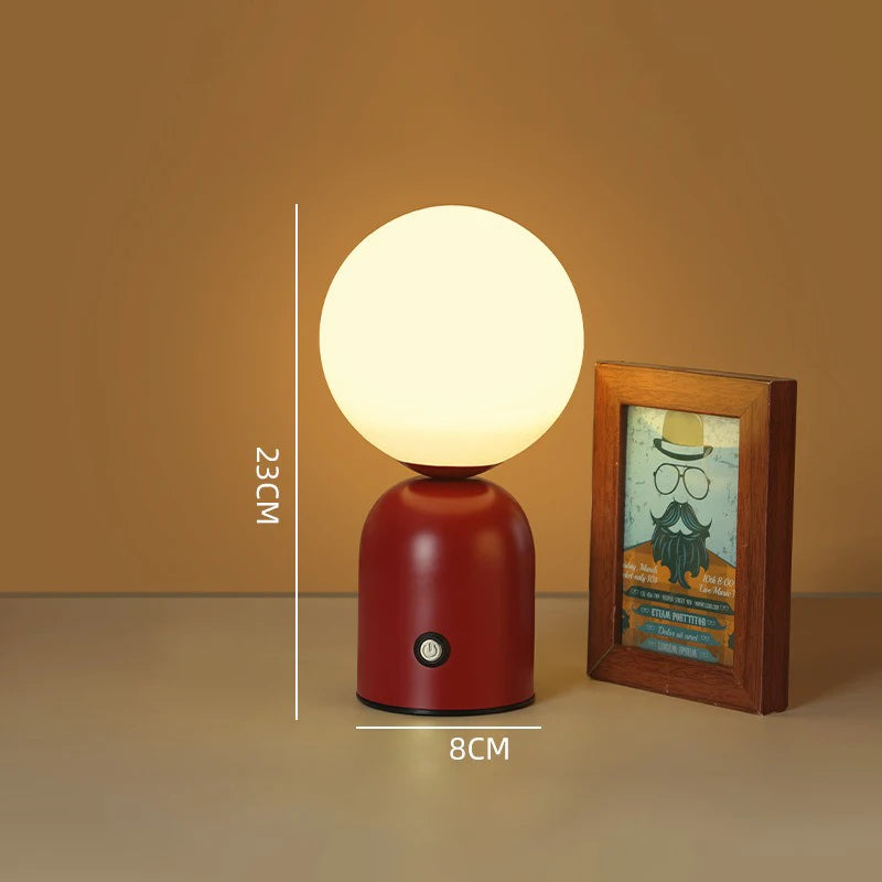 Rechargeable LED desk lamp for indoor decorative lighting - vue 9 sur 10