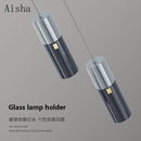 Glass pendant light decorative fixture for modern interiors