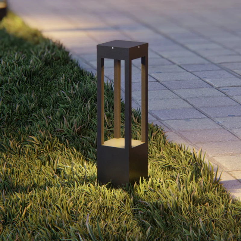 Modern waterproof aluminium garden lamp for outdoor use