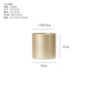 creative cylindrical metal flower pot for home decoration