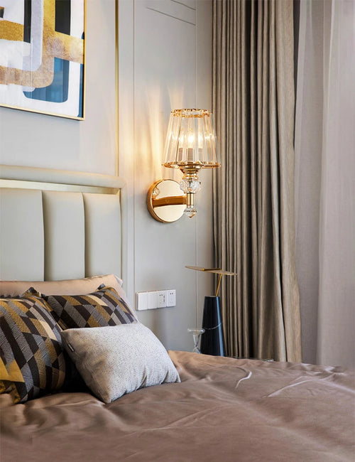 Elegant nordic design modern glass wall light for interior decor - vue 6 sur 15