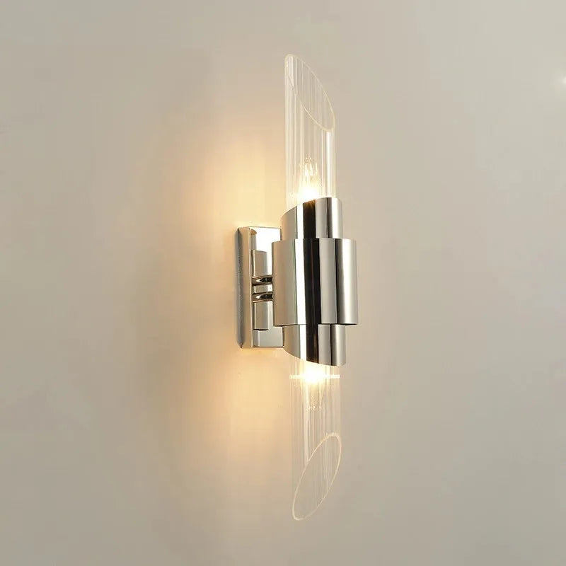 Modern gold chrome wall light