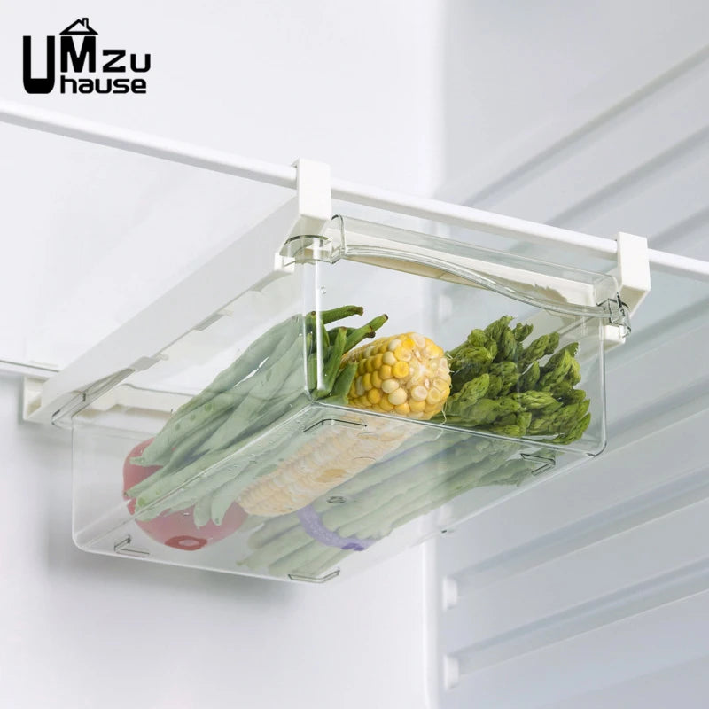 transparent kitchen vegetable and fruit organizer